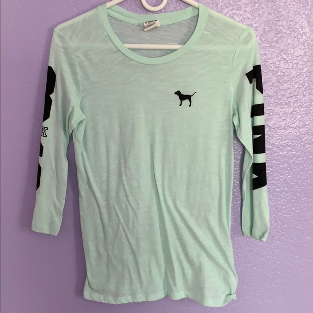 Teal PINK top